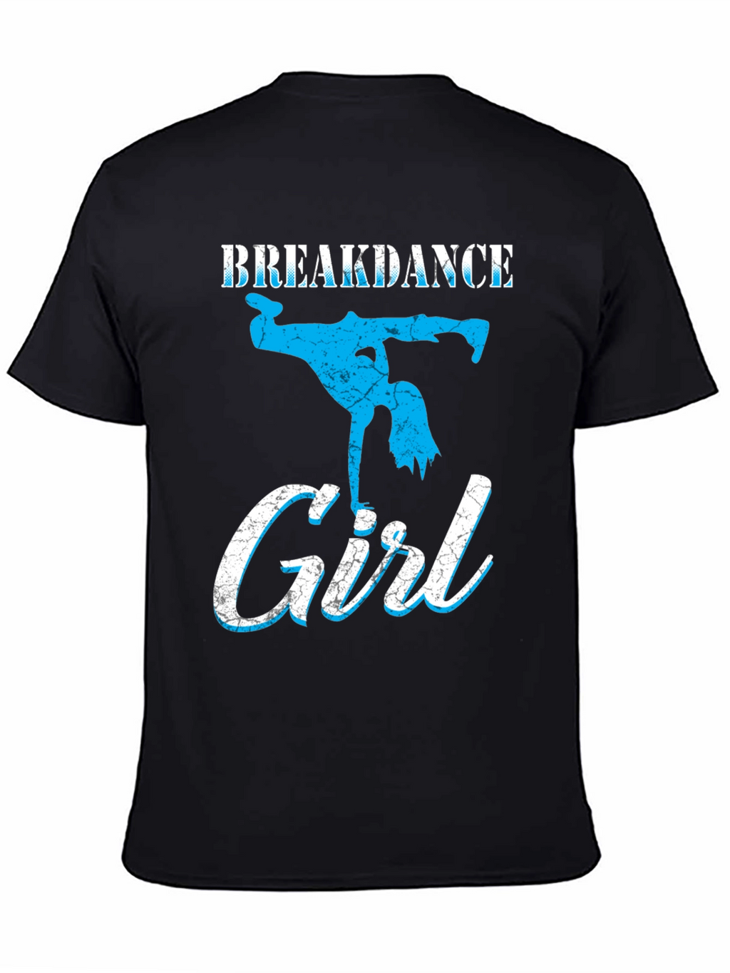 Breakdance Girl Graphic Tee - Black