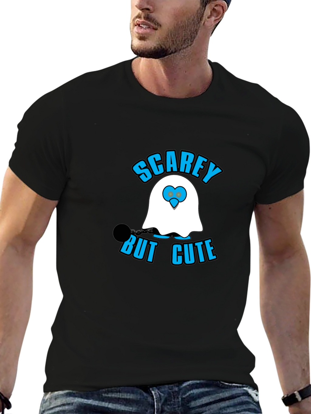 Scarey But Cute Ghost T-Shirt