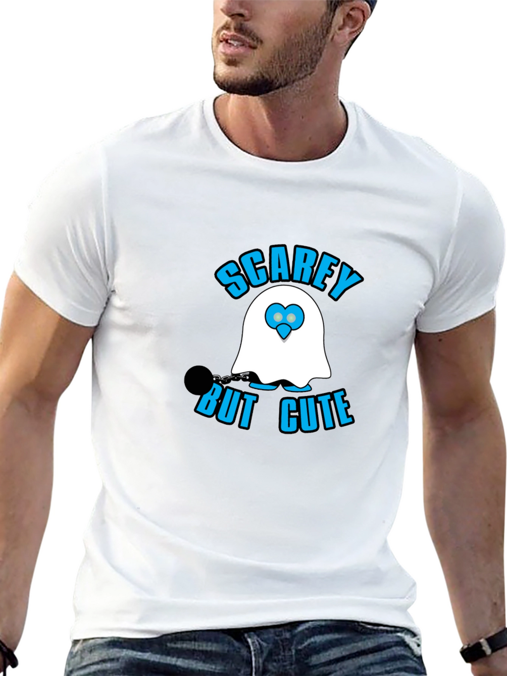 Scarey But Cute Ghost T-Shirt