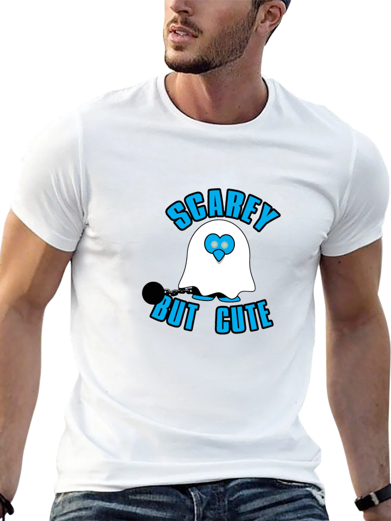 Scarey But Cute Ghost T-Shirt