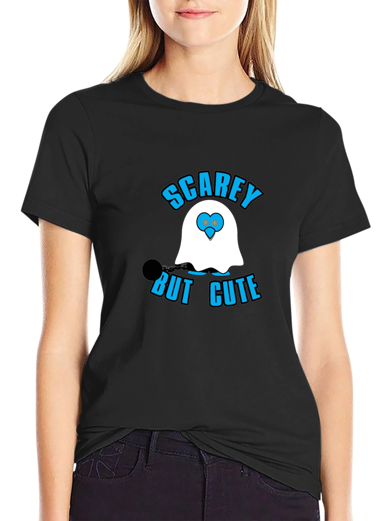 Scarey But Cute Ghost T-Shirt
