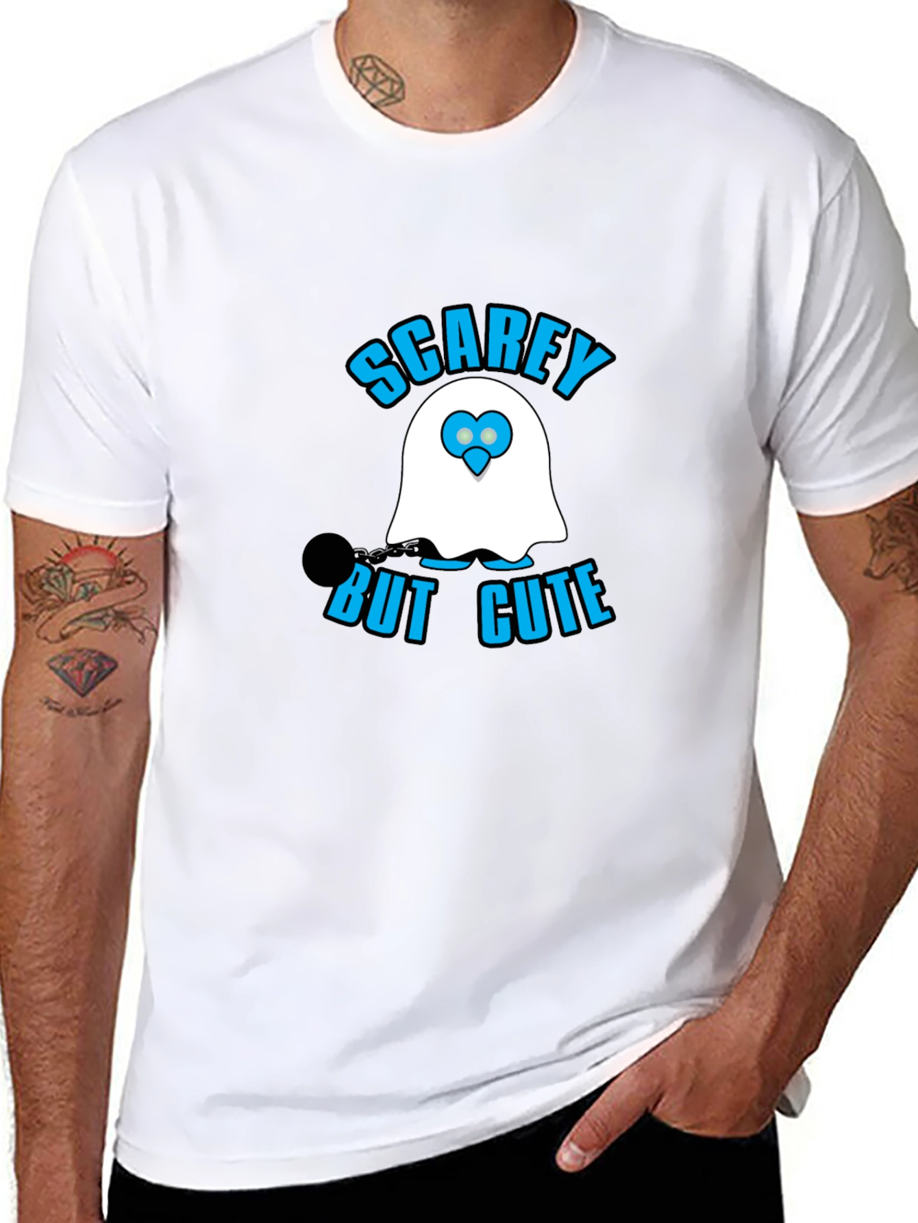 Scarey But Cute Ghost T-Shirt