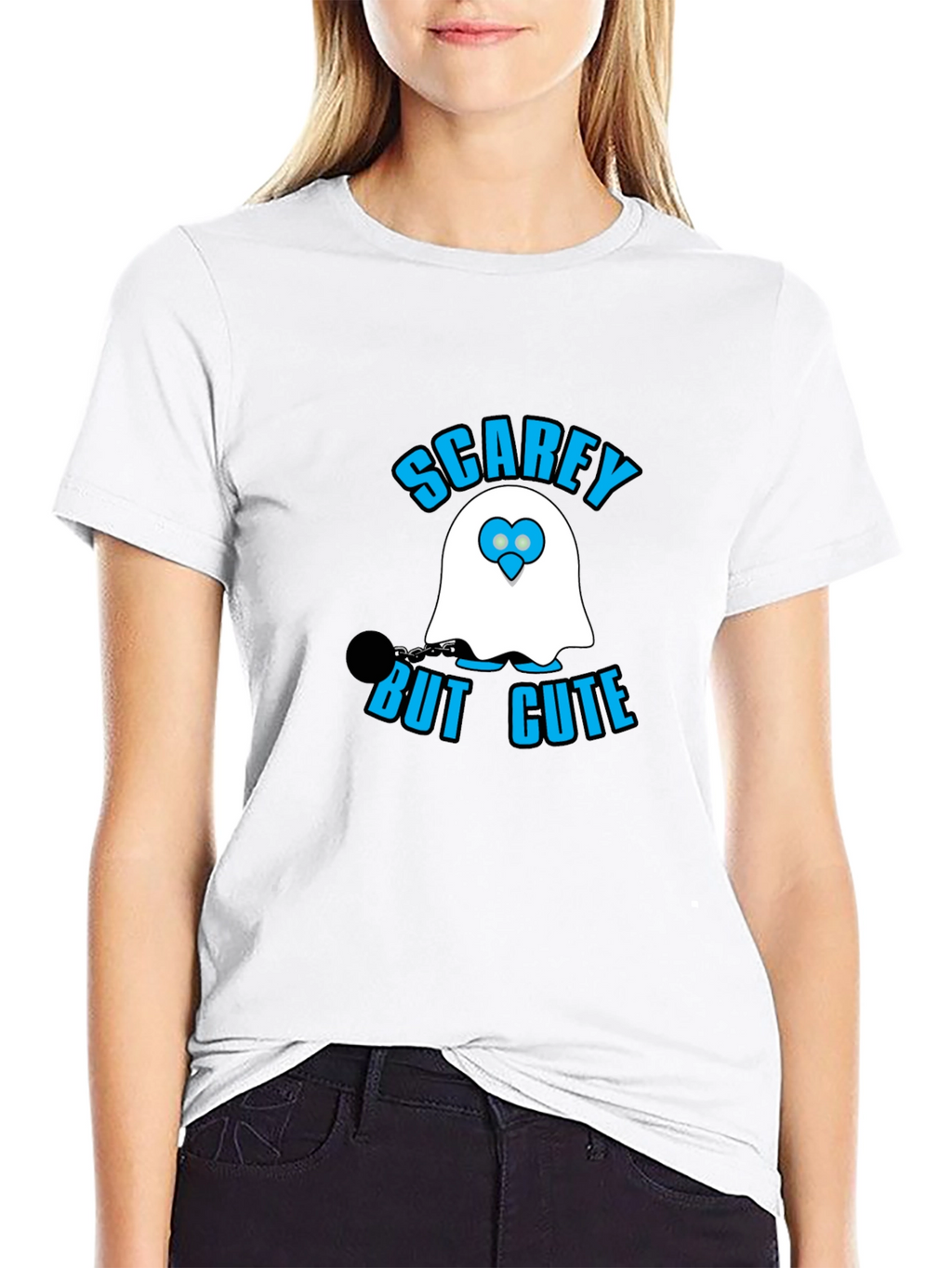 Scarey But Cute Ghost T-Shirt