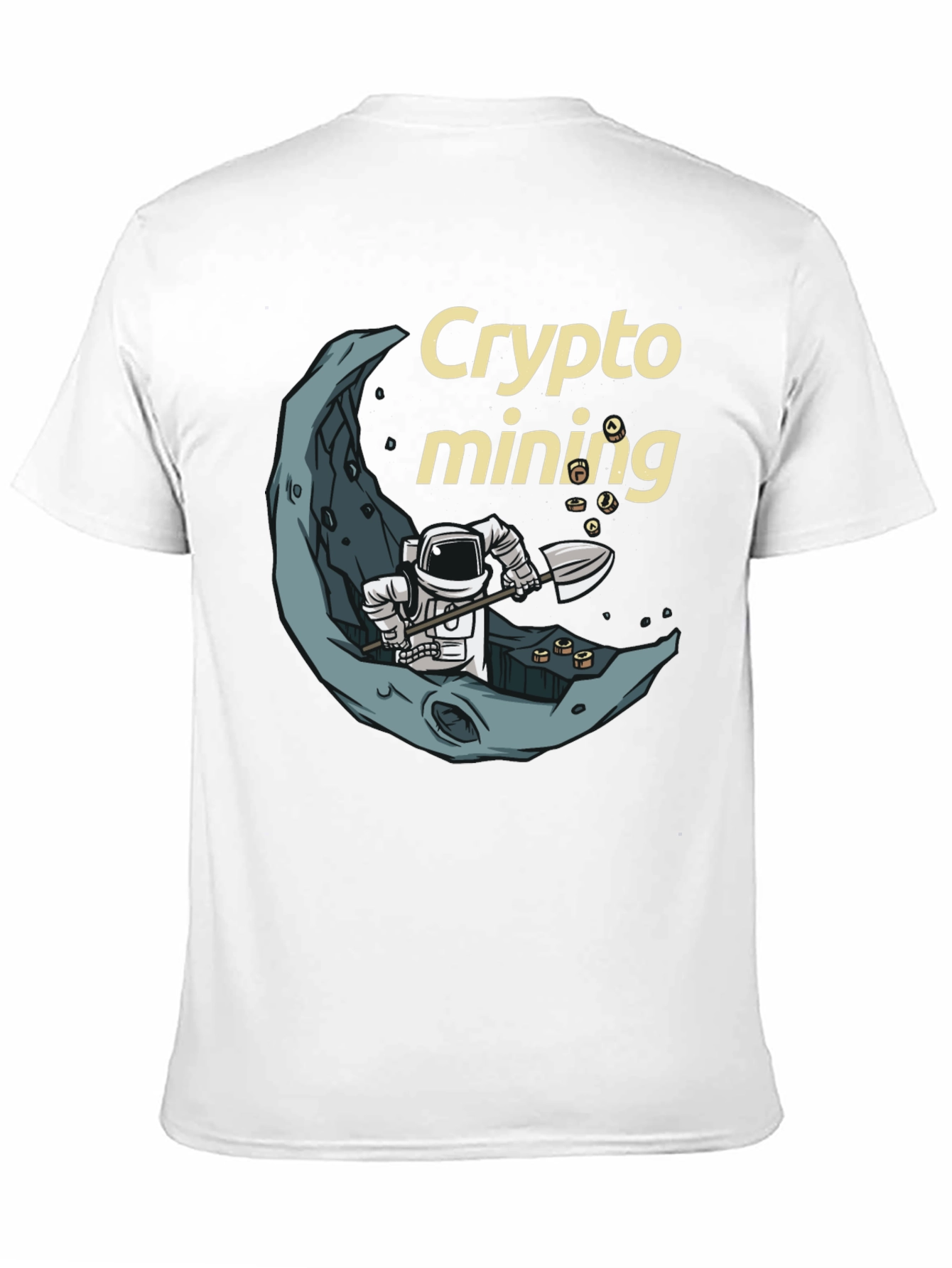 Crypto Mining Astronaut T-Shirt
