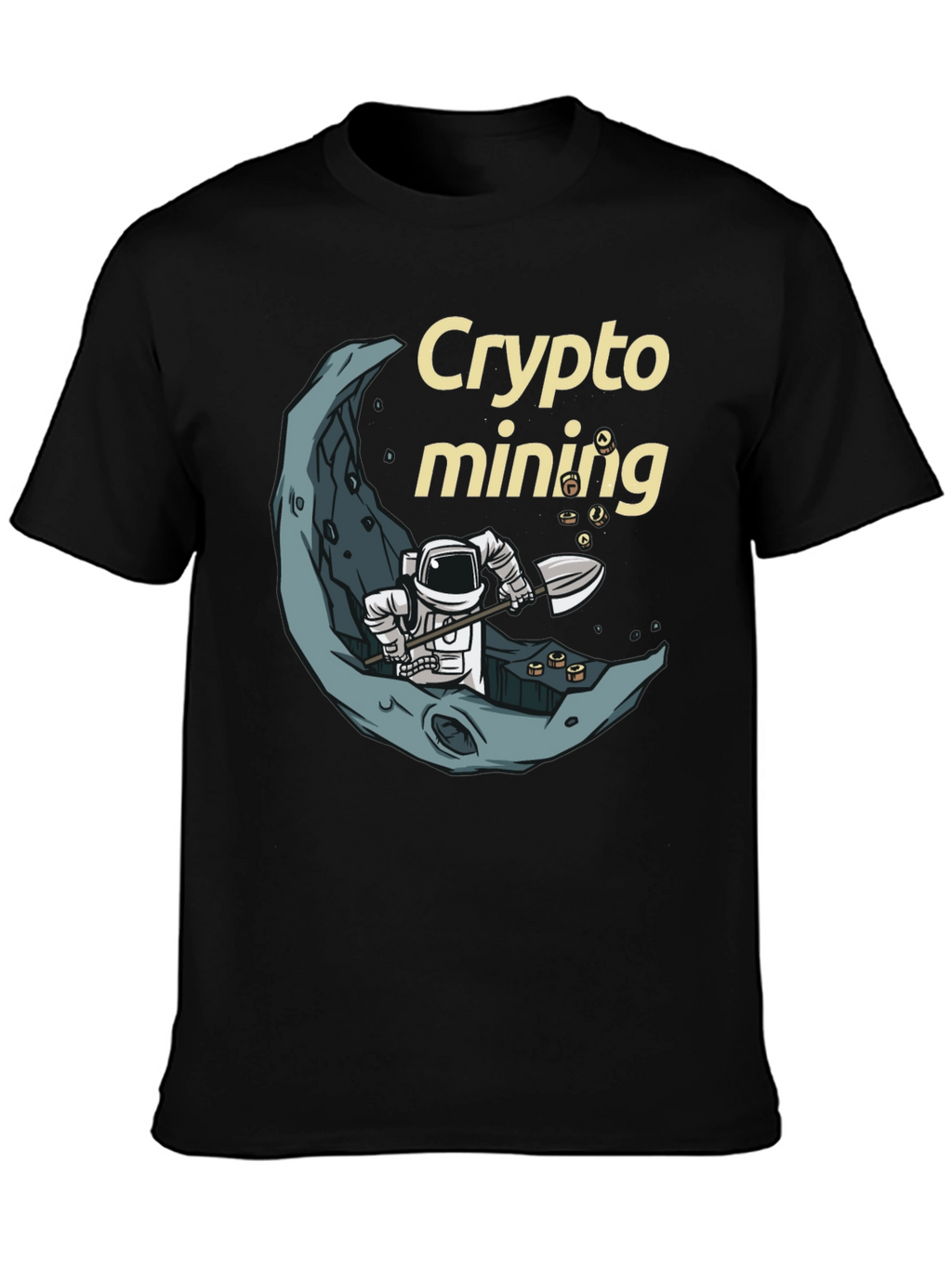 Crypto Mining Astronaut T-Shirt
