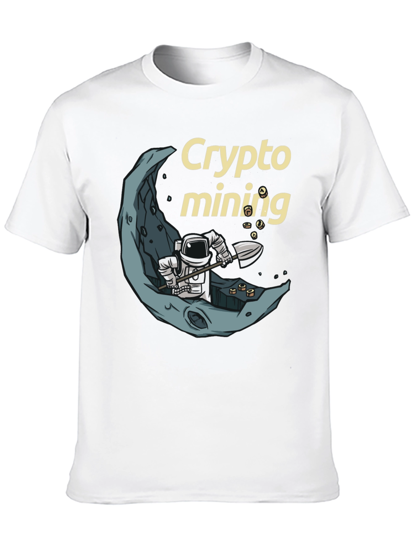 Crypto Mining Astronaut T-Shirt