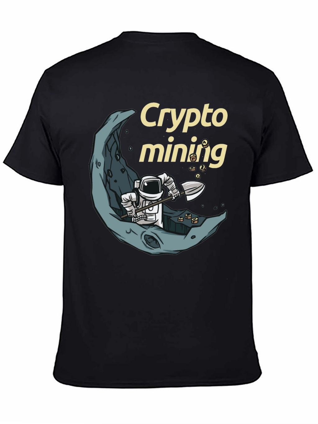 Crypto Mining Astronaut T-Shirt