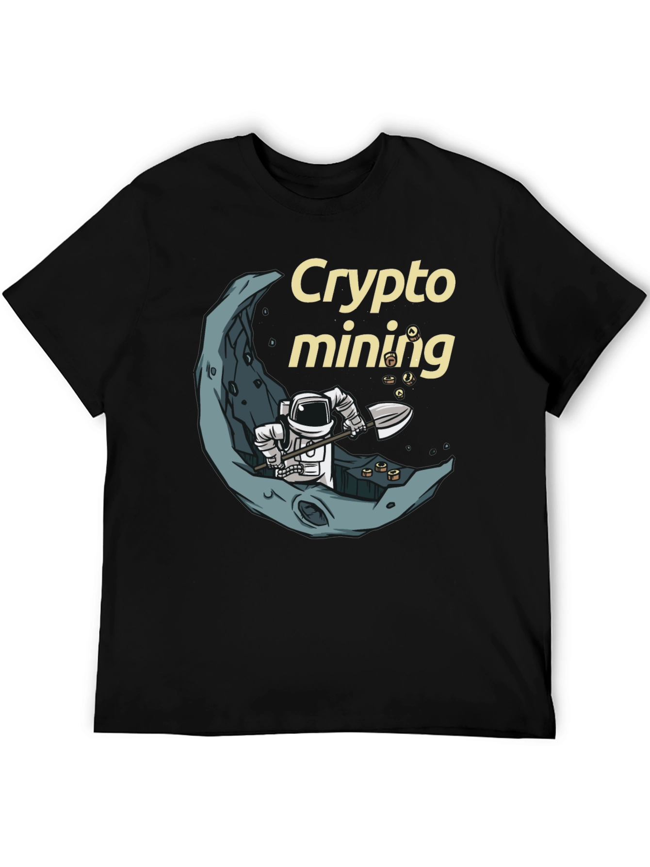 Crypto Mining Astronaut T-Shirt