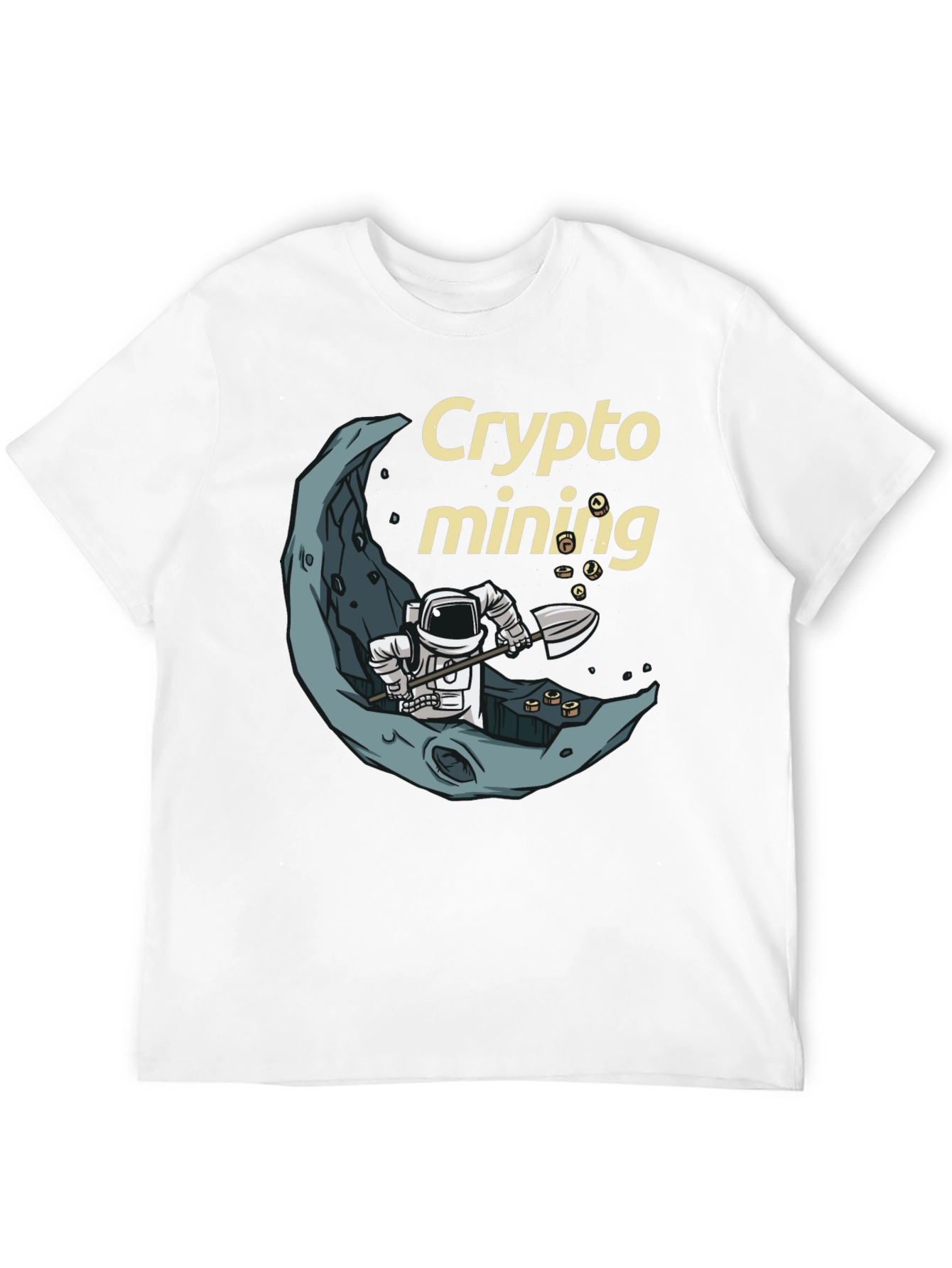 Crypto Mining Astronaut T-Shirt