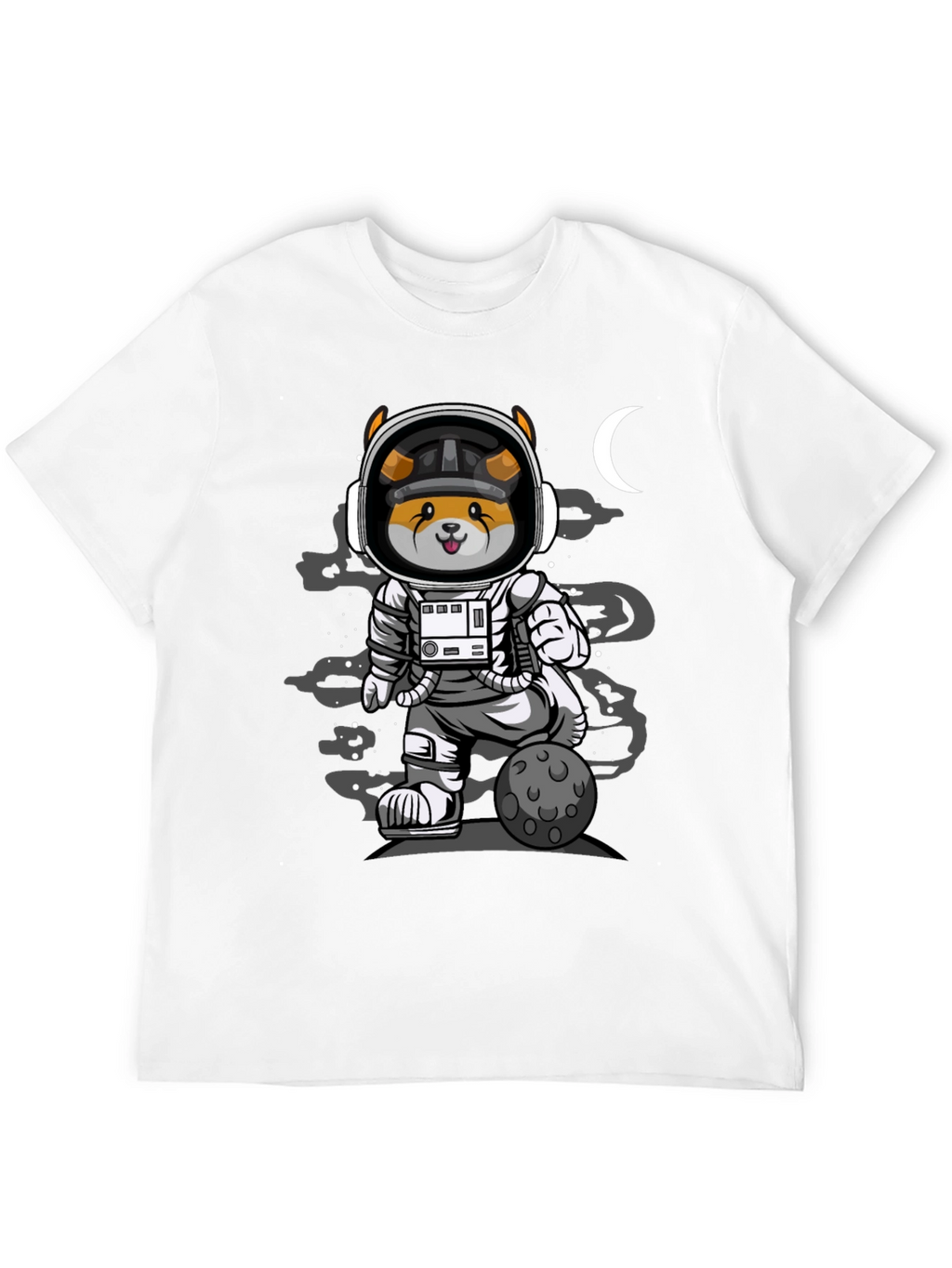 Doge Astronaut Graphic T-Shirt - Galaxy Vibes