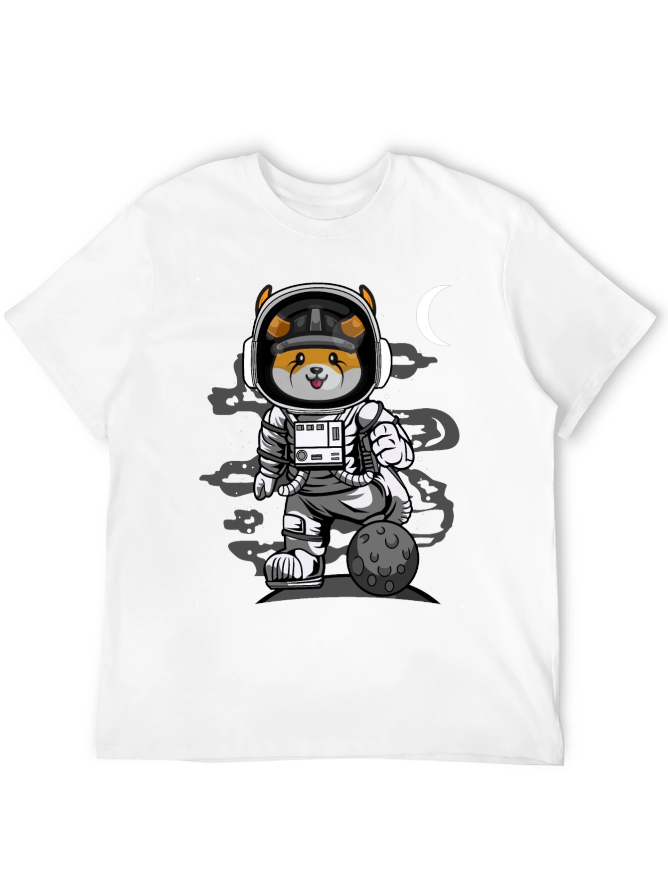 Doge Astronaut Graphic T-Shirt - Galaxy Vibes