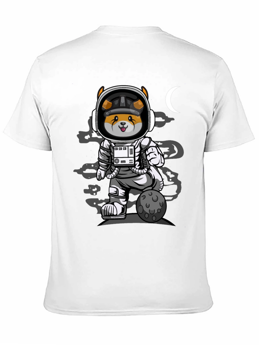 Doge Astronaut Graphic T-Shirt - Galaxy Vibes