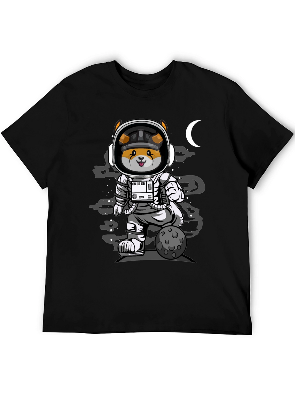 Doge Astronaut Graphic T-Shirt - Galaxy Vibes