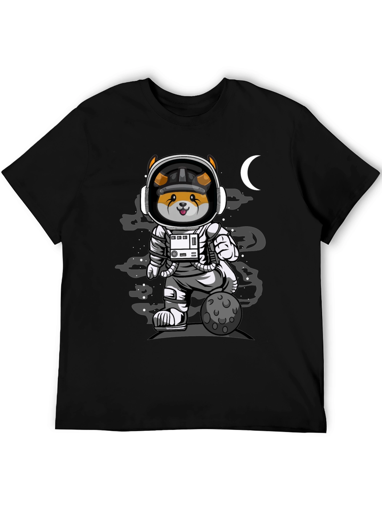 Doge Astronaut Graphic T-Shirt - Galaxy Vibes