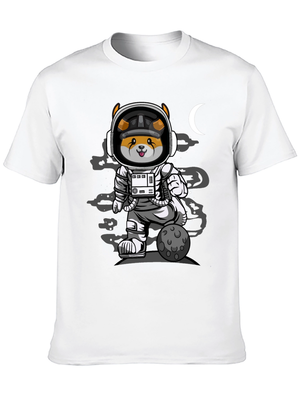 Doge Astronaut Graphic T-Shirt - Galaxy Vibes