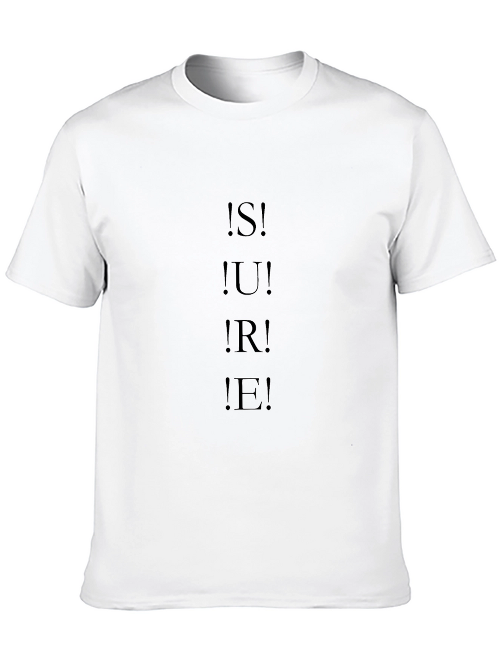 Sure! Black Graphic T-Shirt