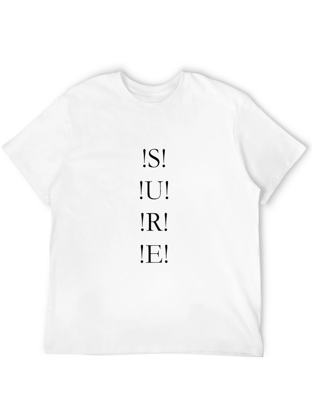 Sure! Black Graphic T-Shirt