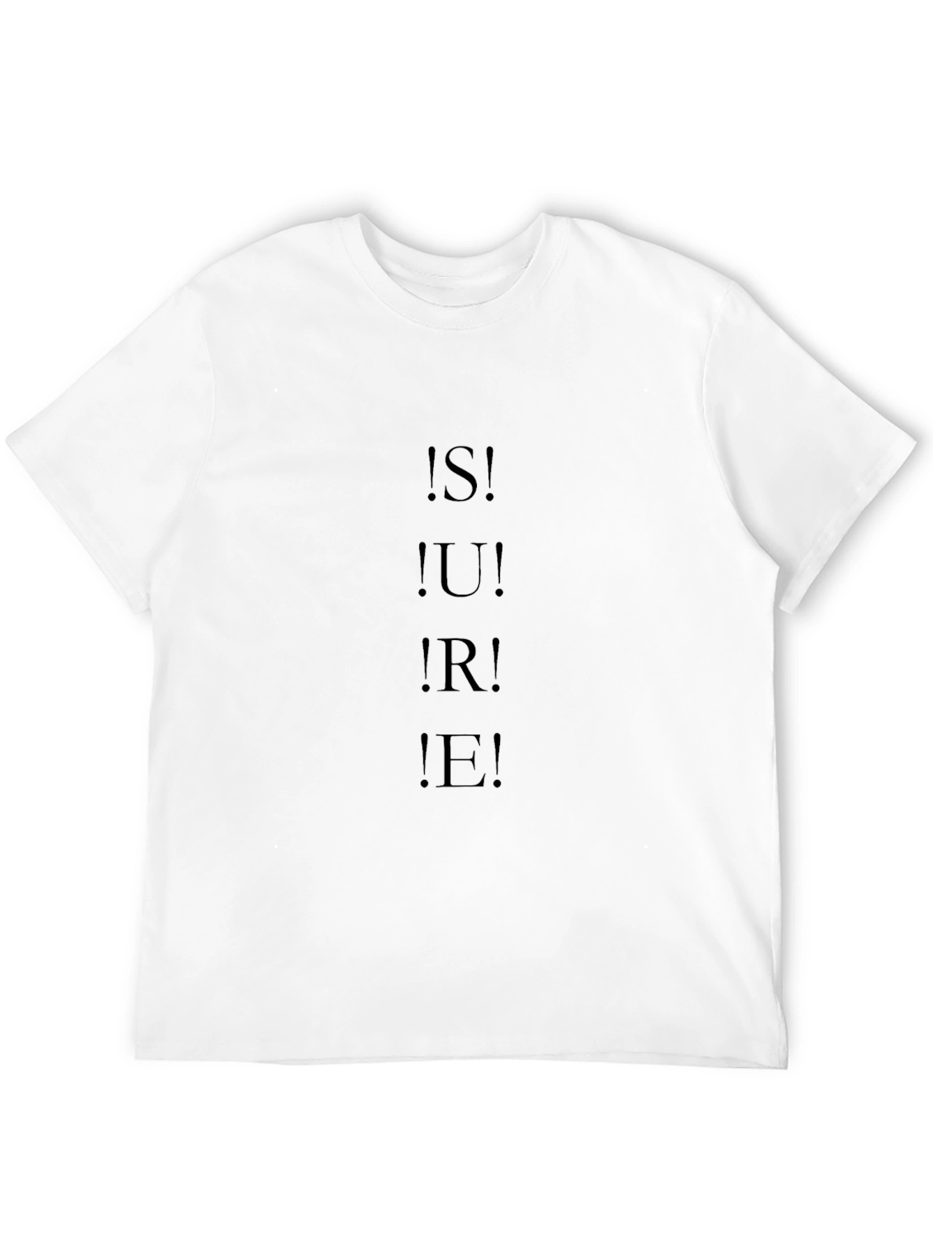 Sure! Black Graphic T-Shirt