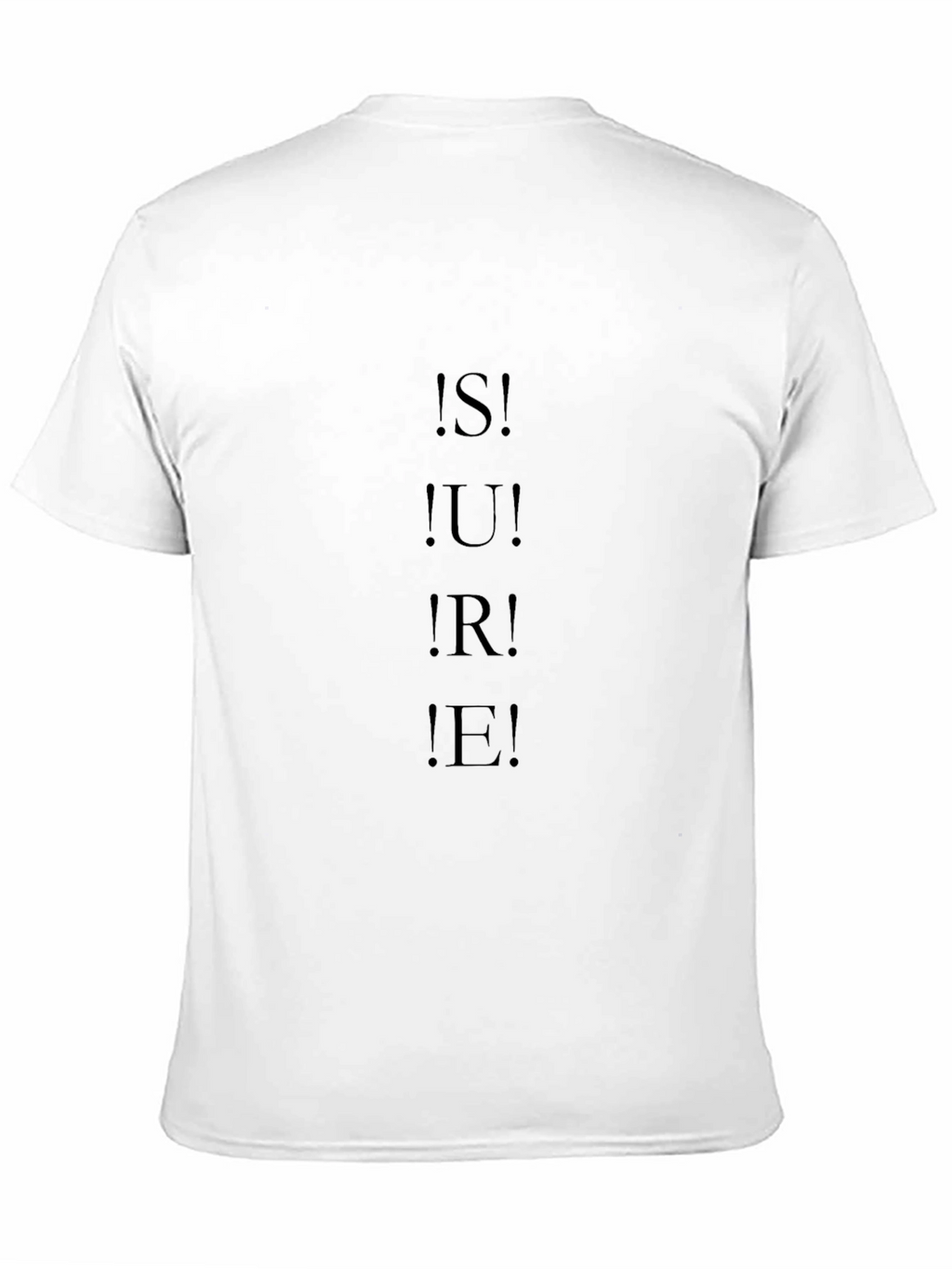 Sure! Black Graphic T-Shirt