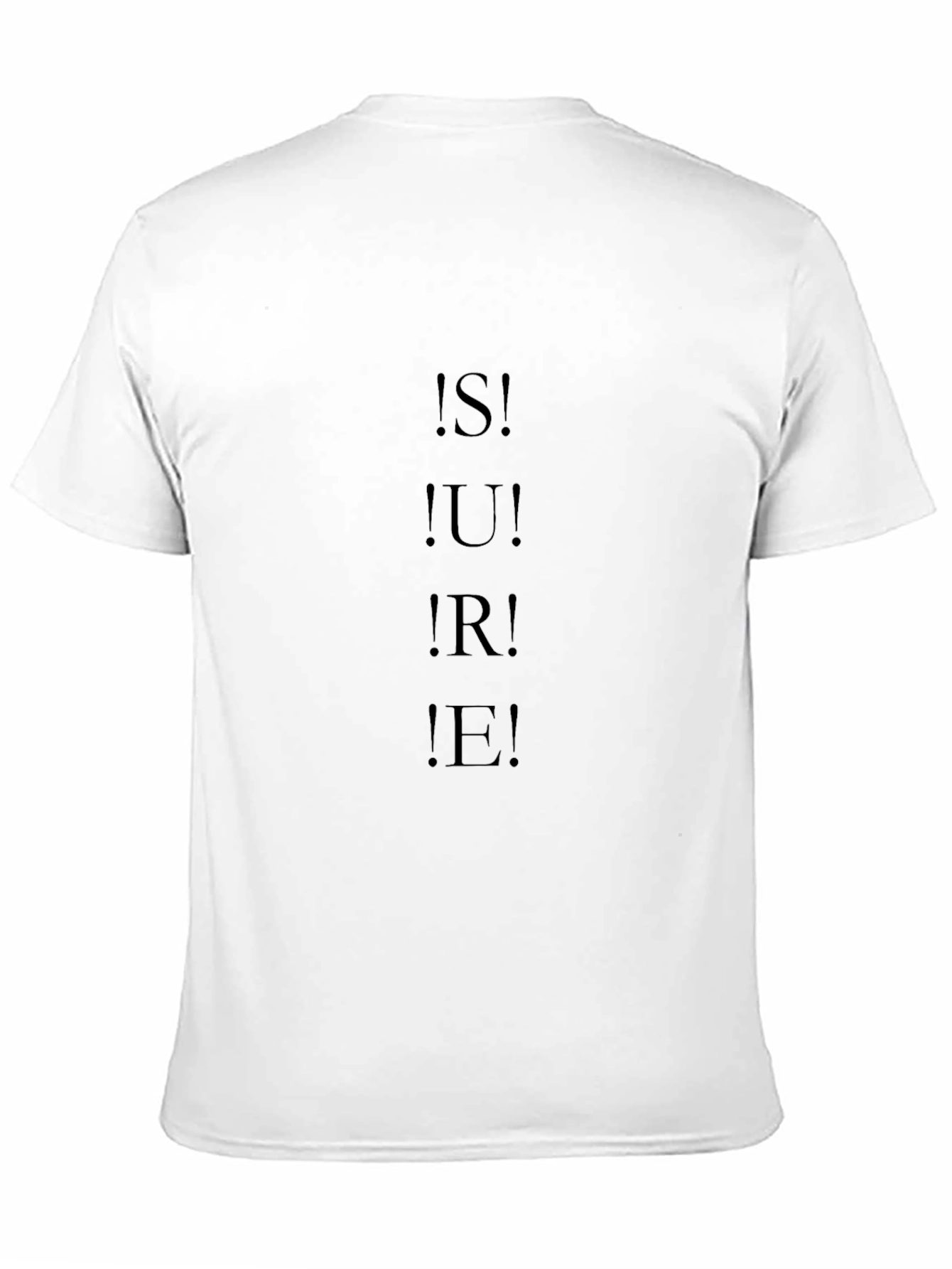 Sure! Black Graphic T-Shirt