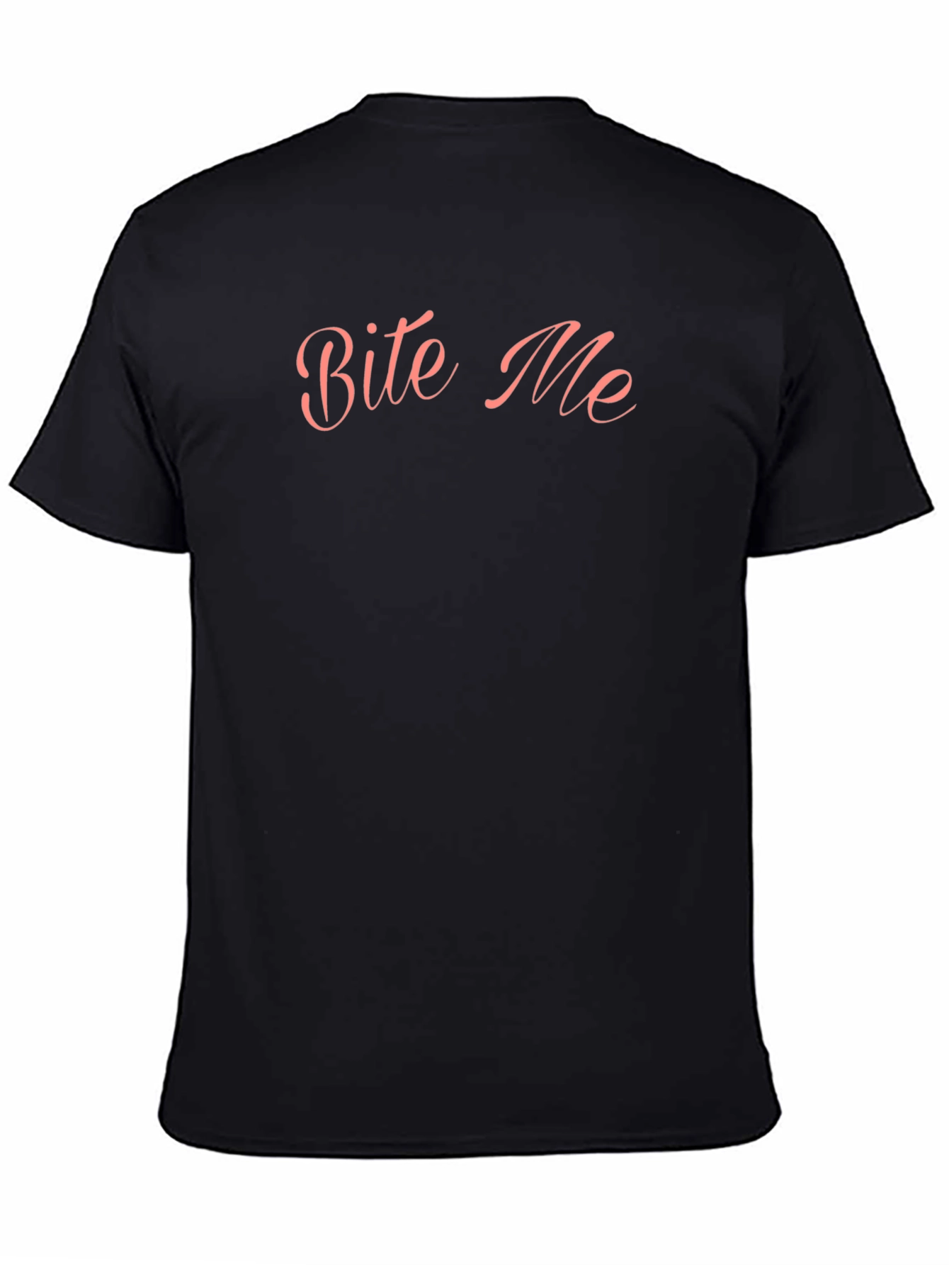 Bite Me Graphic Tee - Trendy Sarcastic Black T-Shirt