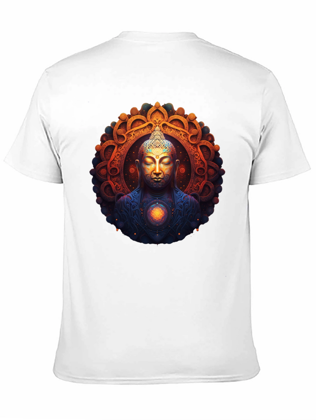 Buddha Mandala Graphic Tee - Spiritual Vibe