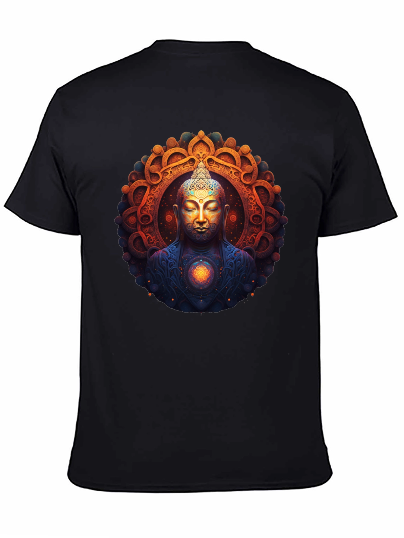 Buddha Mandala Graphic Tee - Spiritual Vibe