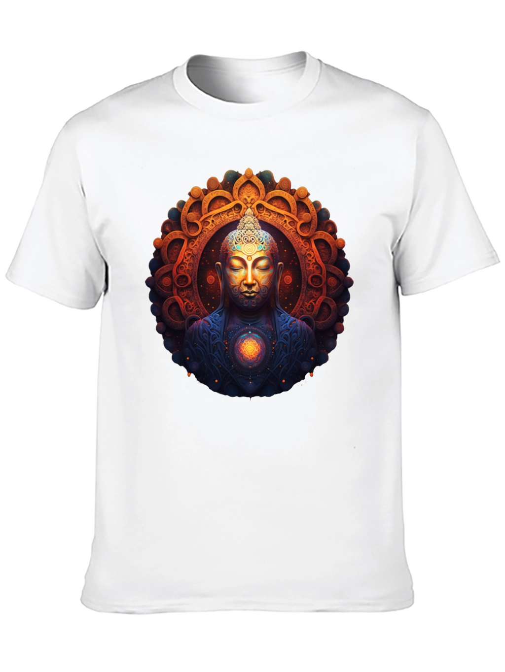 Buddha Mandala Graphic Tee - Spiritual Vibe