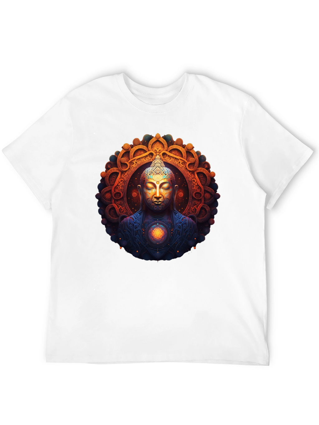 Buddha Mandala Graphic Tee - Spiritual Vibe