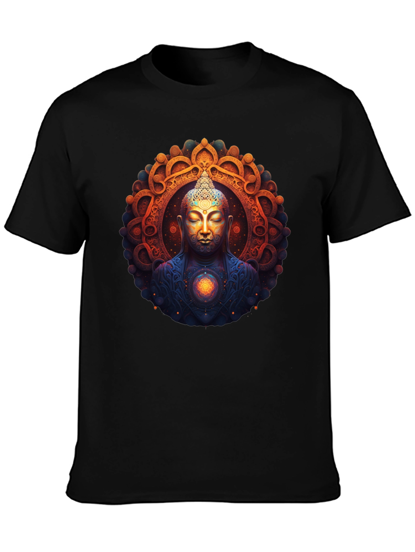 Buddha Mandala Graphic Tee - Spiritual Vibe