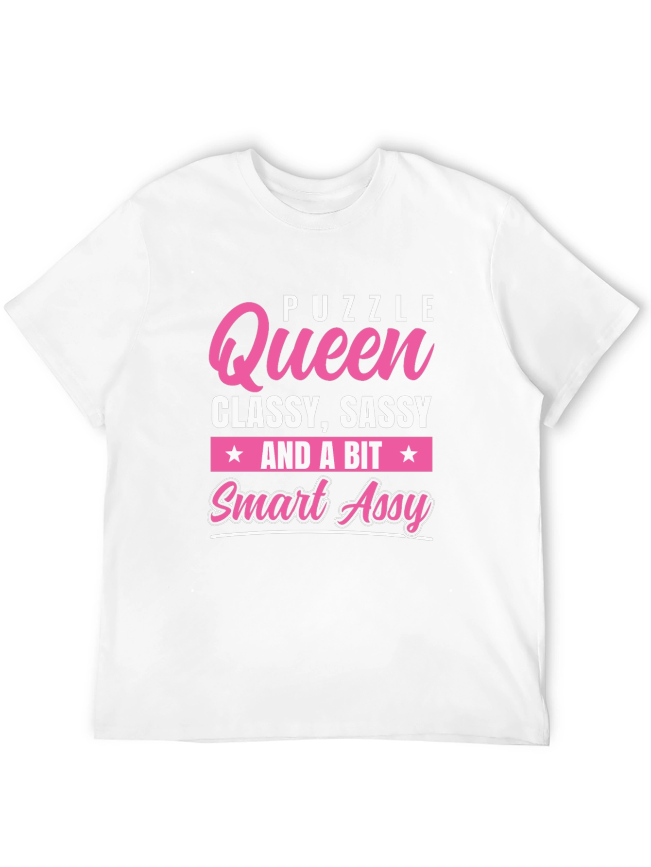 Puzzle Queen Graphic T-Shirt - Classy Sassy Smart Assy Tee