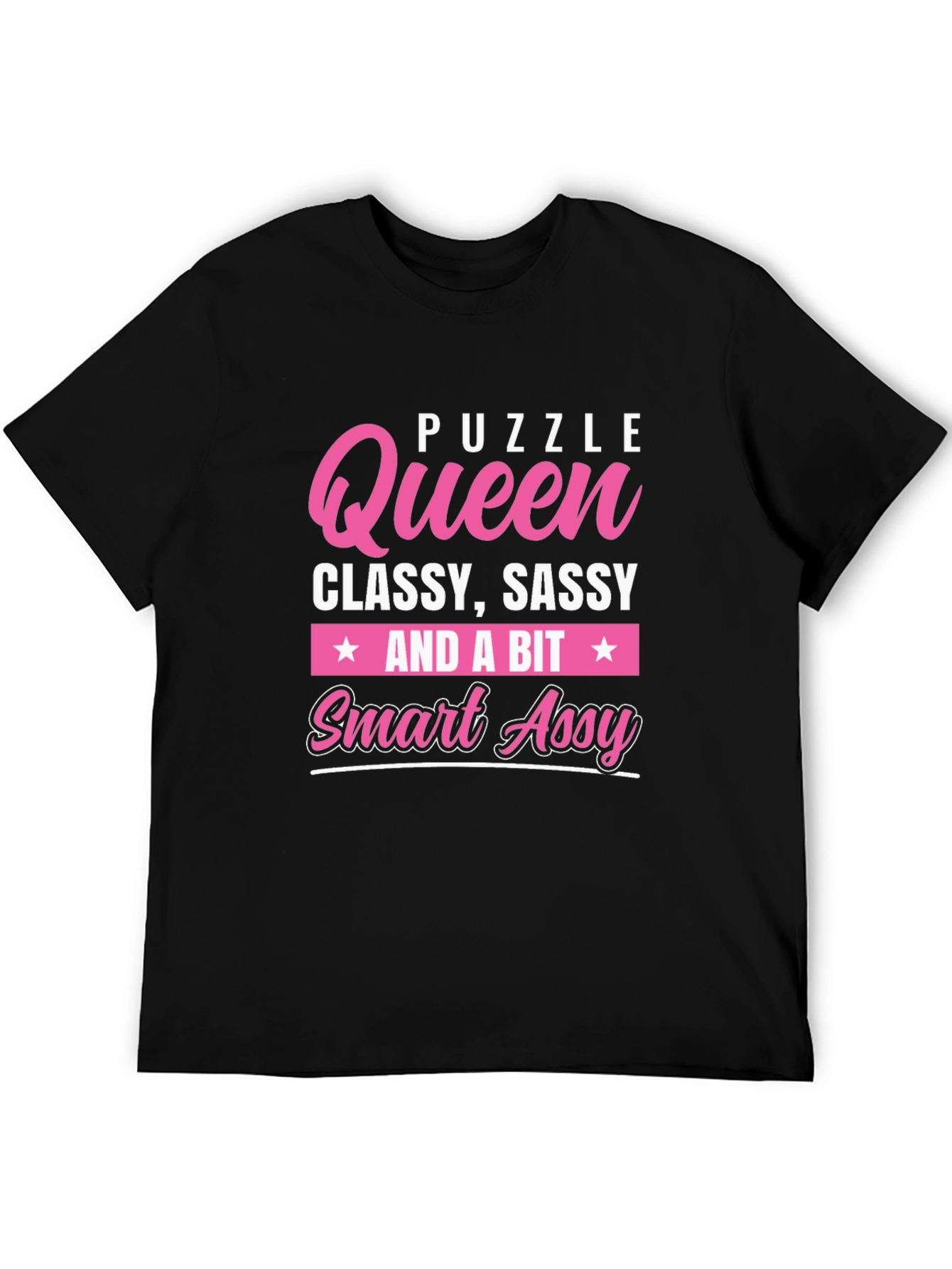 Puzzle Queen Graphic T-Shirt - Classy Sassy Smart Assy Tee