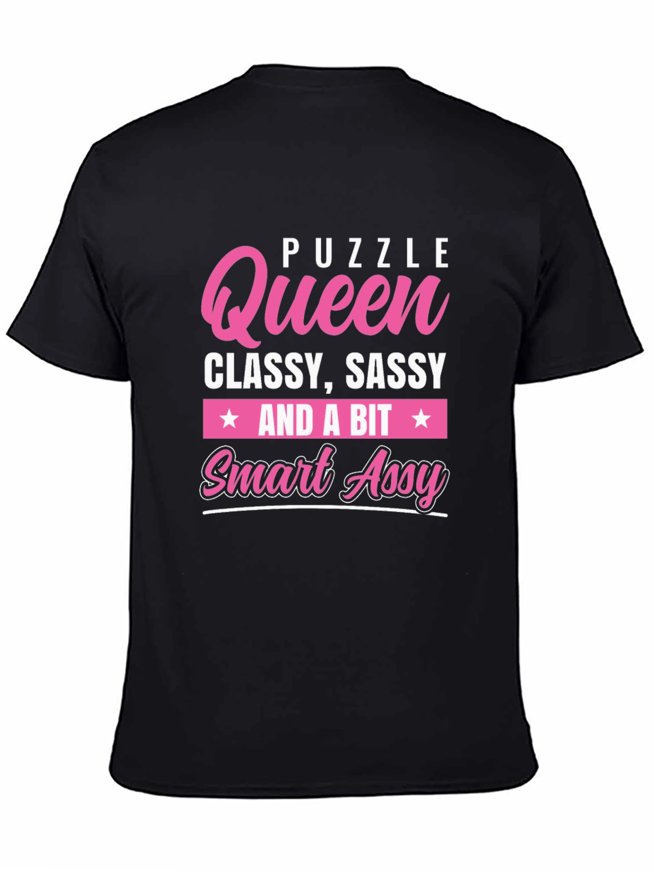 Puzzle Queen Graphic T-Shirt - Classy Sassy Smart Assy Tee