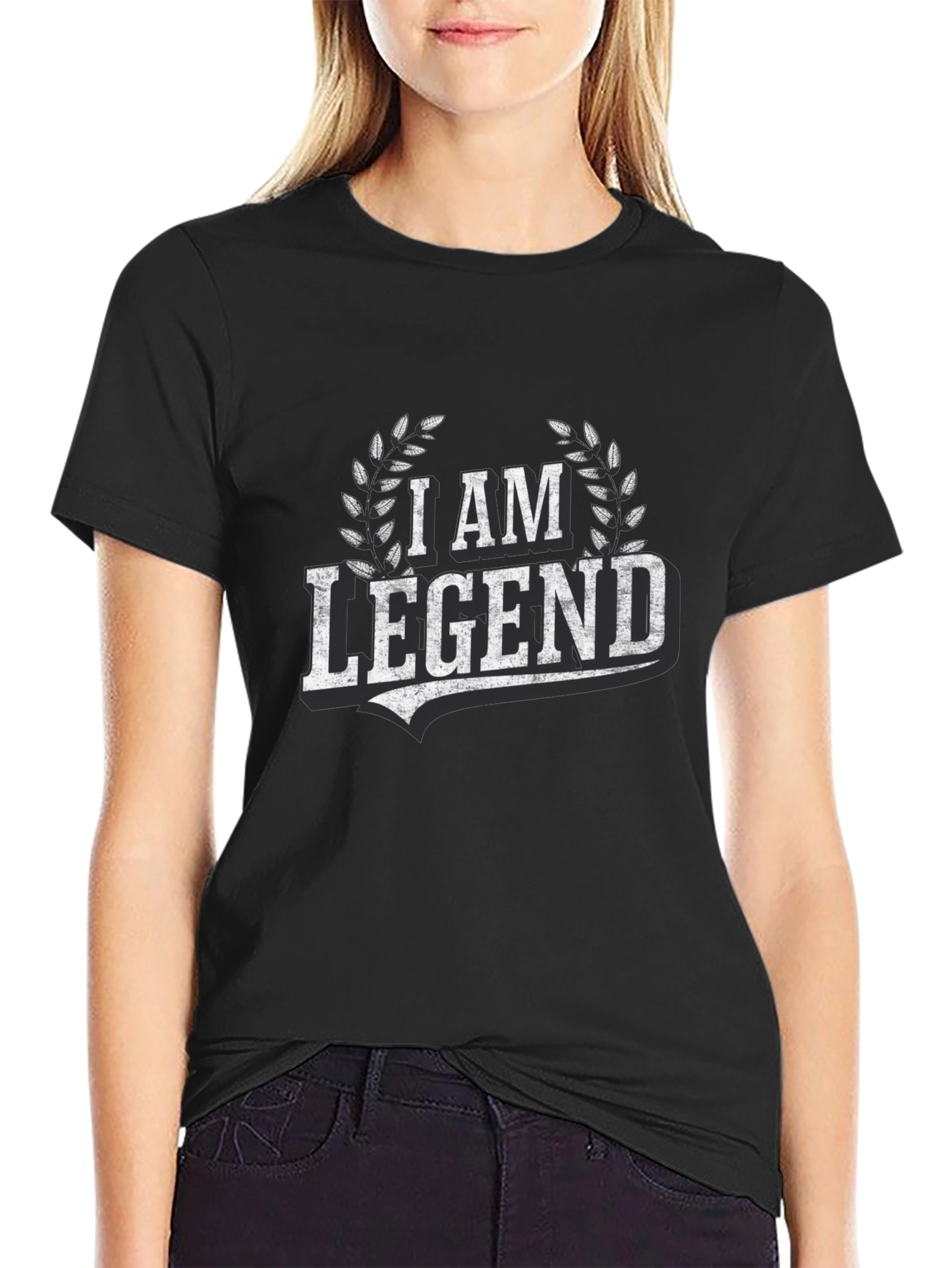 I am Legend Graphic Tee - Mens Black T-Shirt