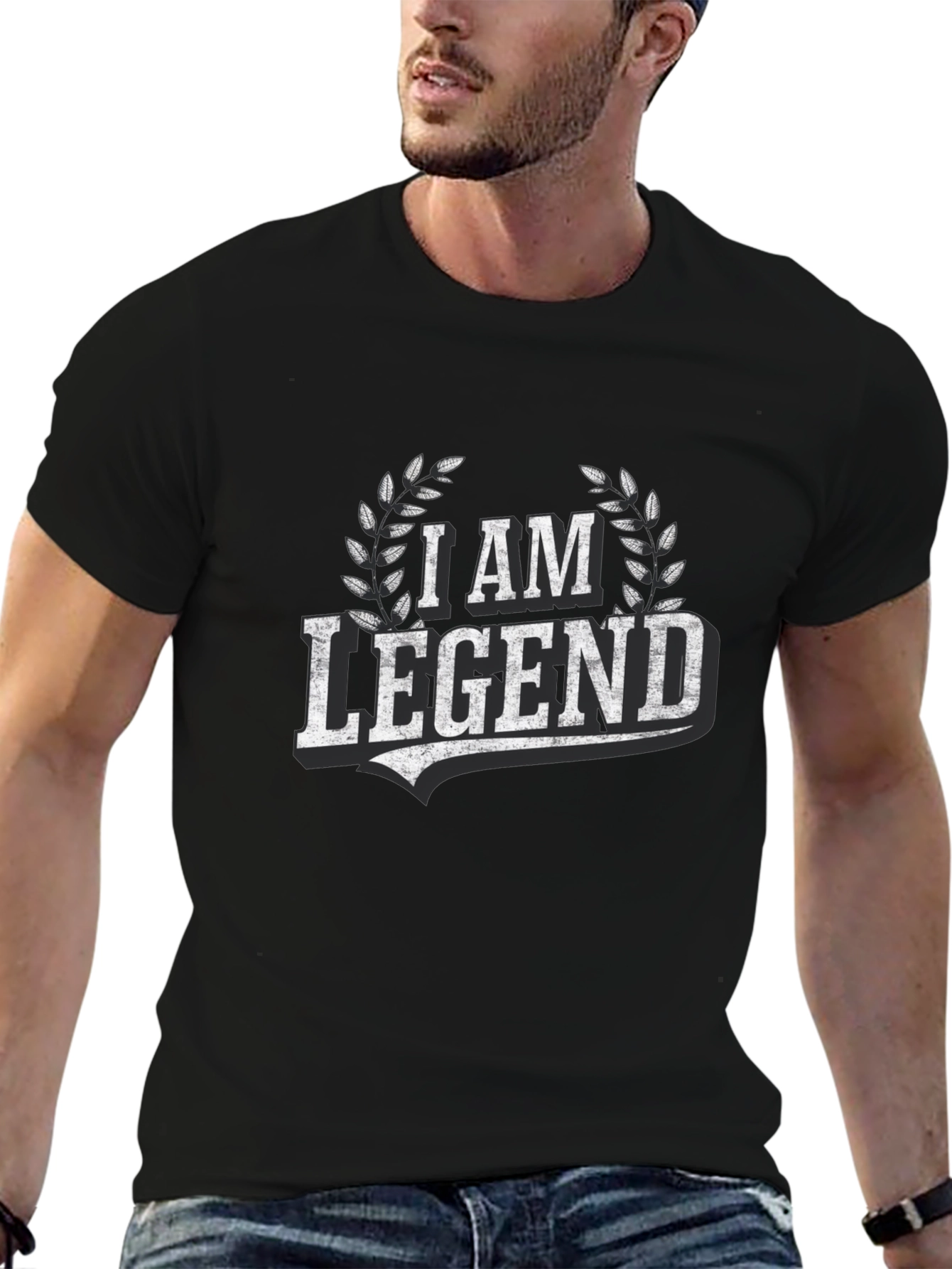 I am Legend Graphic Tee - Mens Black T-Shirt