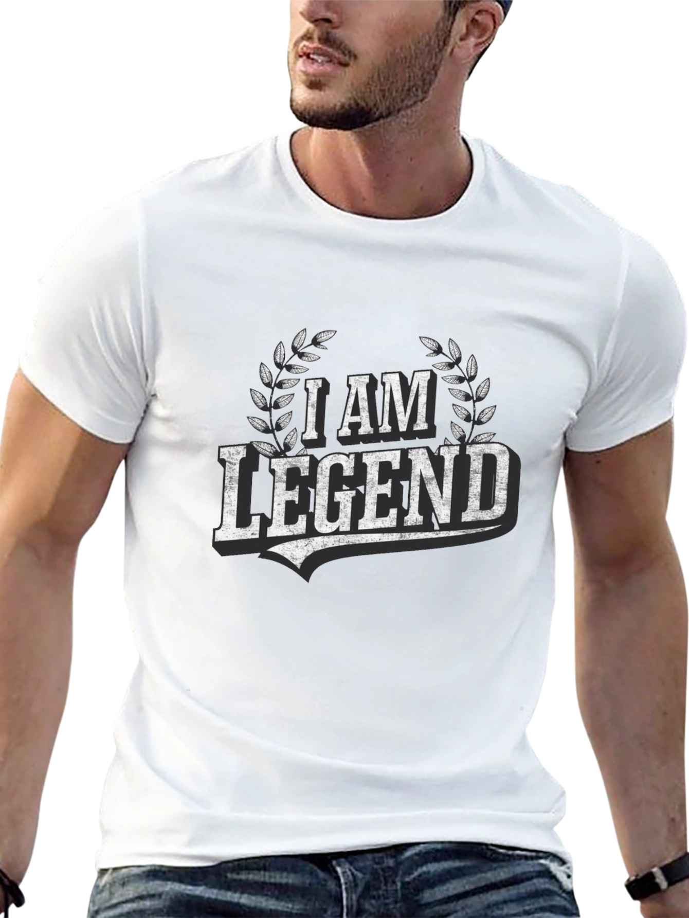 I am Legend Graphic Tee - Mens Black T-Shirt