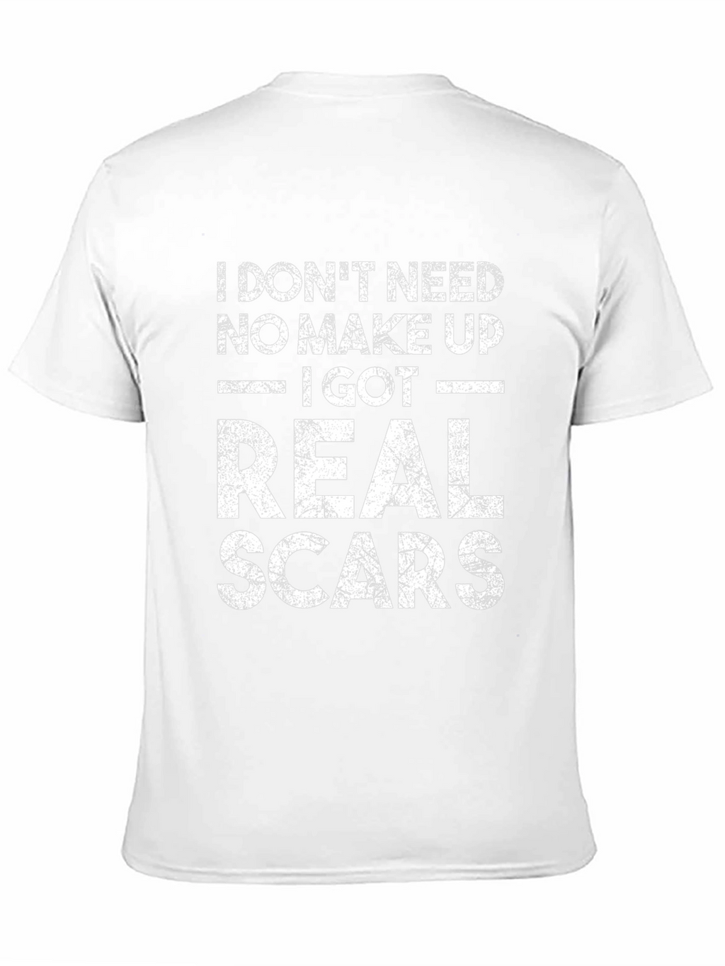 Real Scars Graphic Tee - Bold Statement T-Shirt
