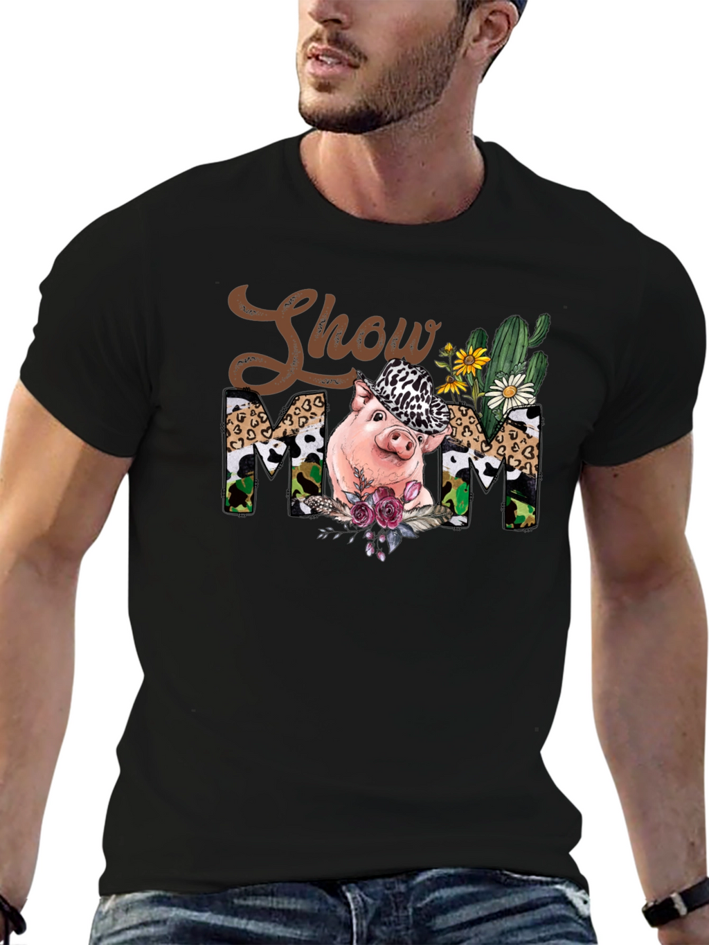 Show Mom Pig T-Shirt - Unisex