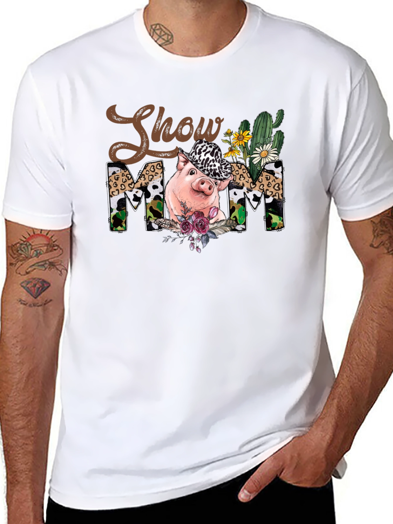 Show Mom Pig T-Shirt - Unisex