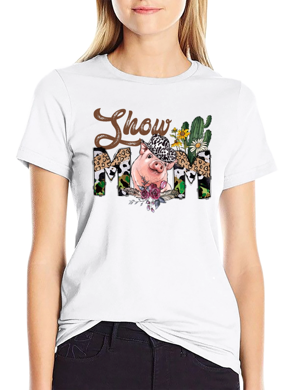 Show Mom Pig T-Shirt - Unisex