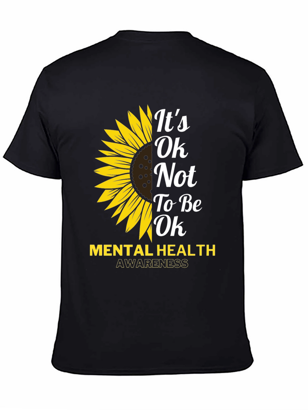 Mental Health Awareness Sunflower T-Shirt