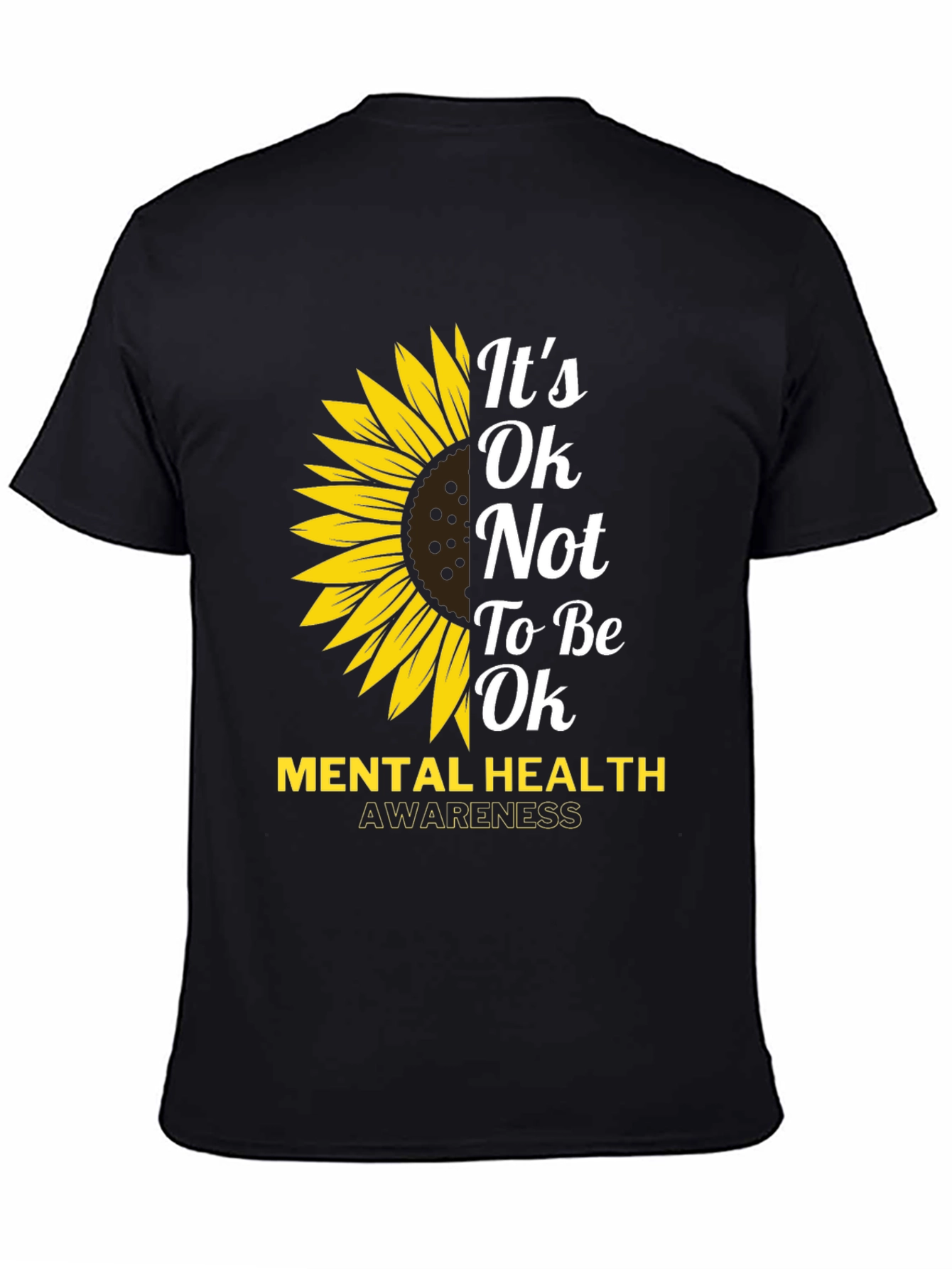 Mental Health Awareness Sunflower T-Shirt