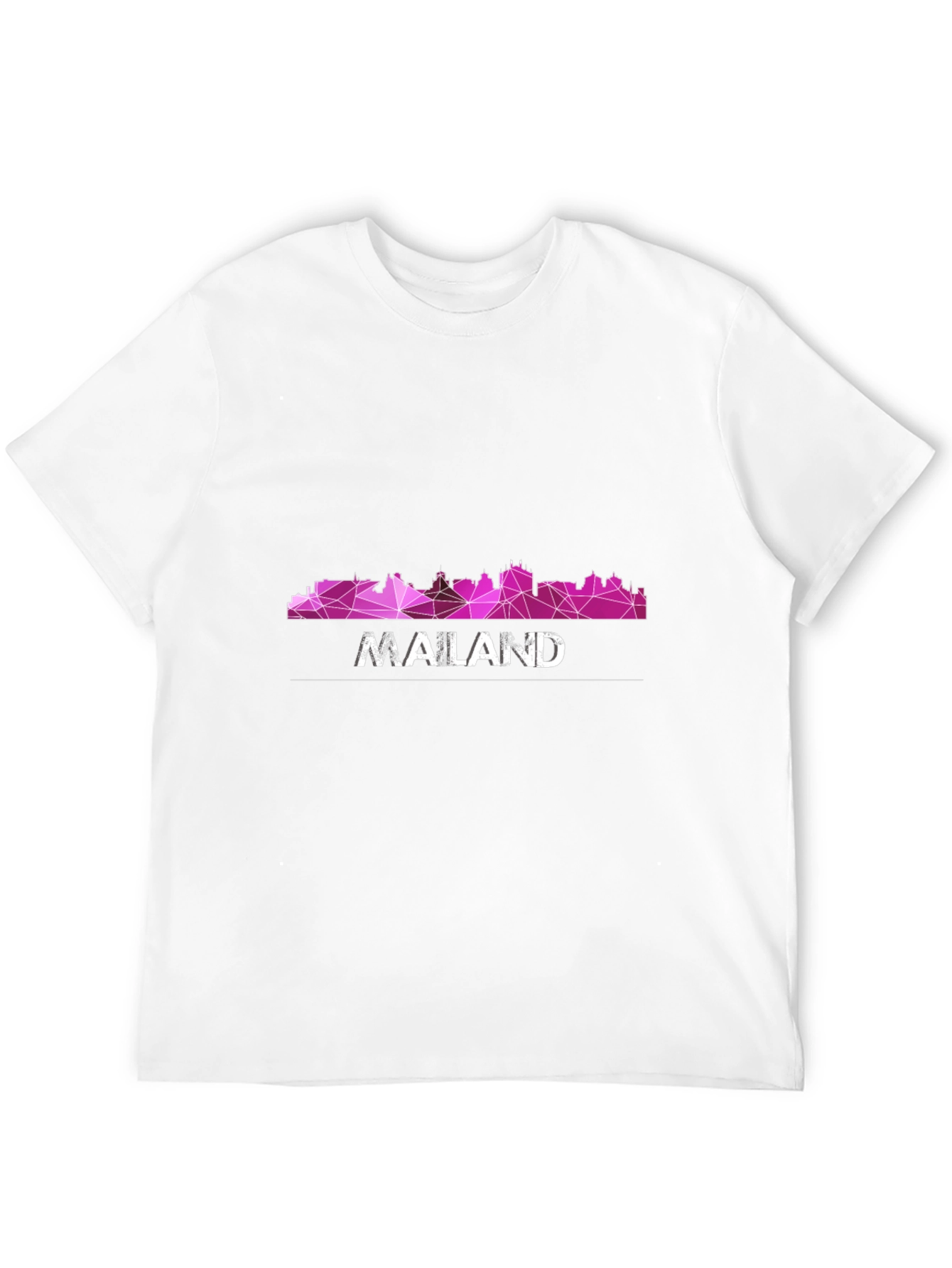 Geometric Cityscape Graphic Tee - Modern Urban Style