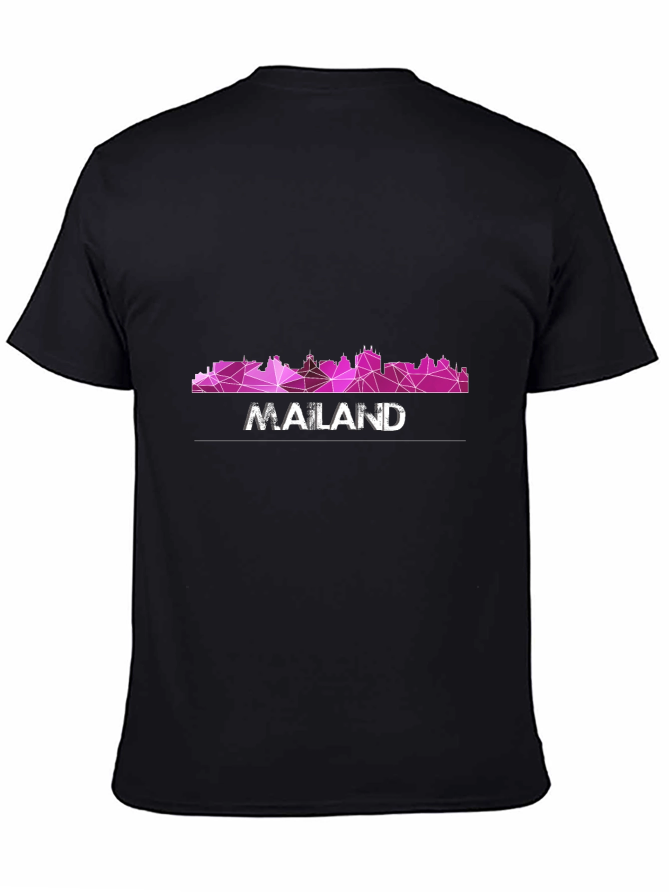 Geometric Cityscape Graphic Tee - Modern Urban Style