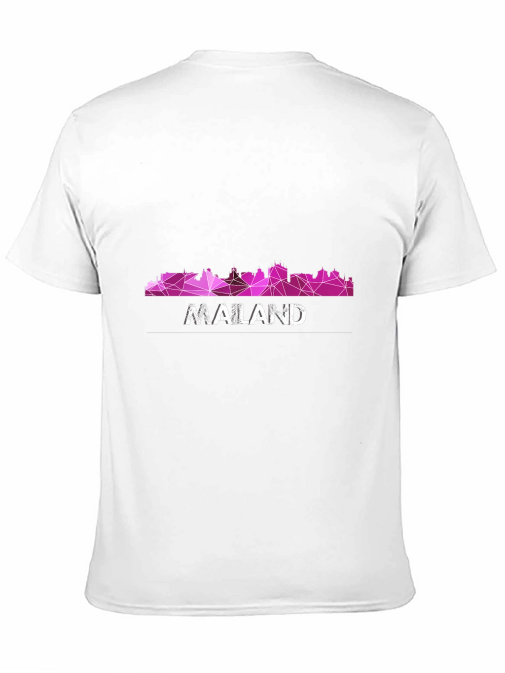 Geometric Cityscape Graphic Tee - Modern Urban Style