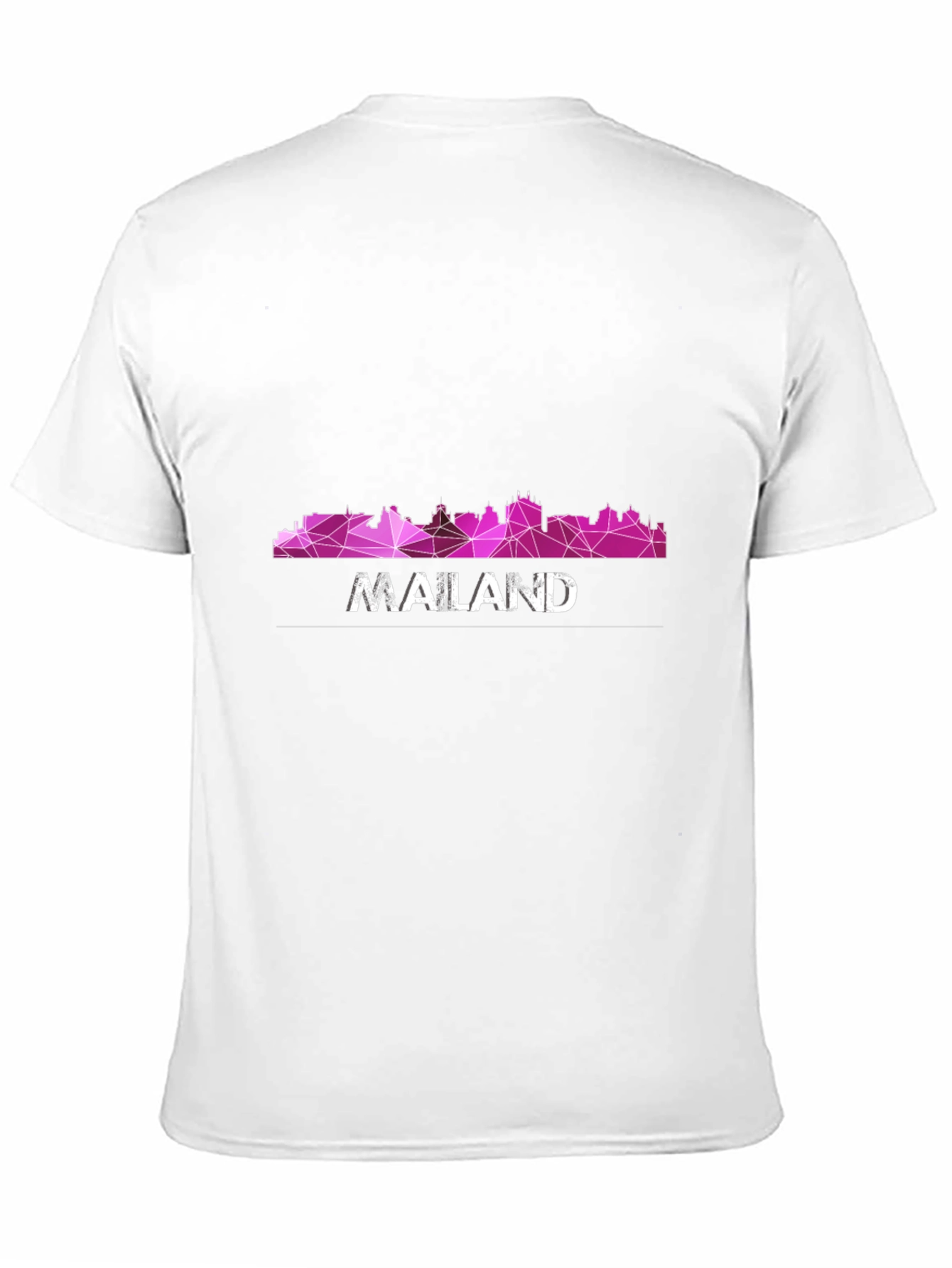 Geometric Cityscape Graphic Tee - Modern Urban Style