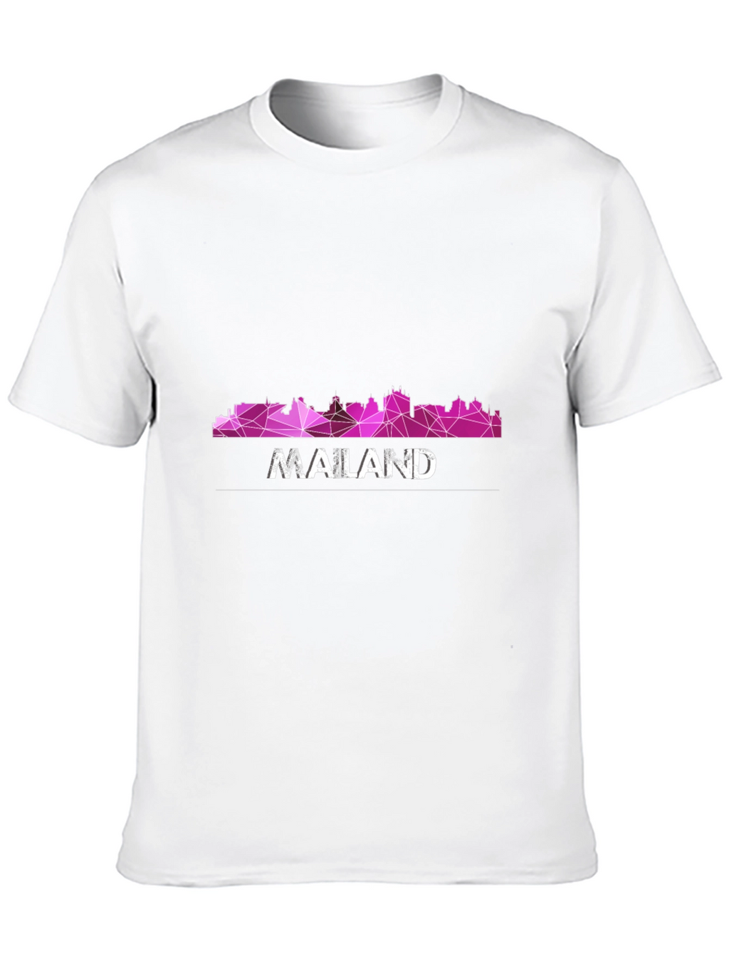 Geometric Cityscape Graphic Tee - Modern Urban Style