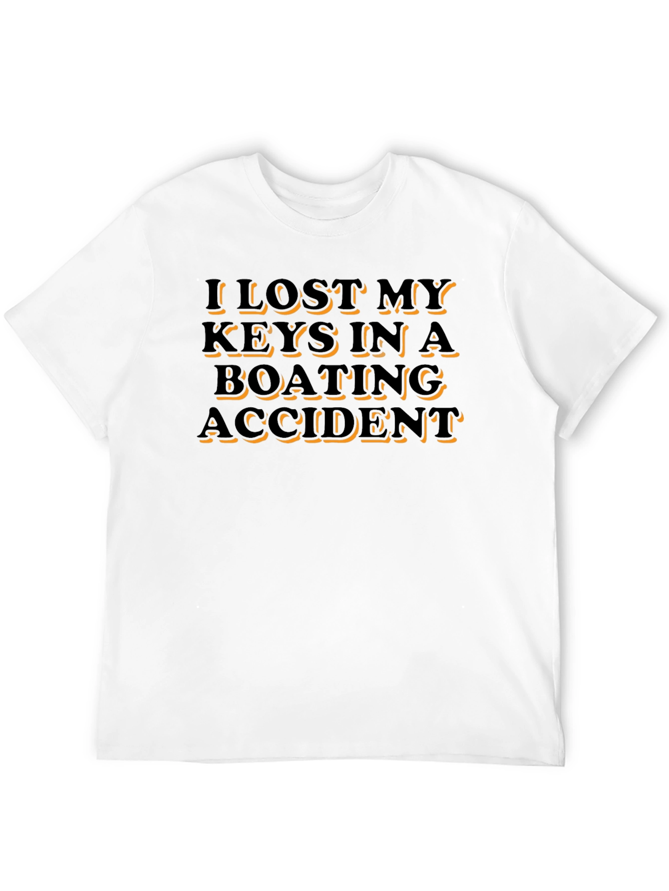 Lost Keys Boating Accident Graphic T-Shirt