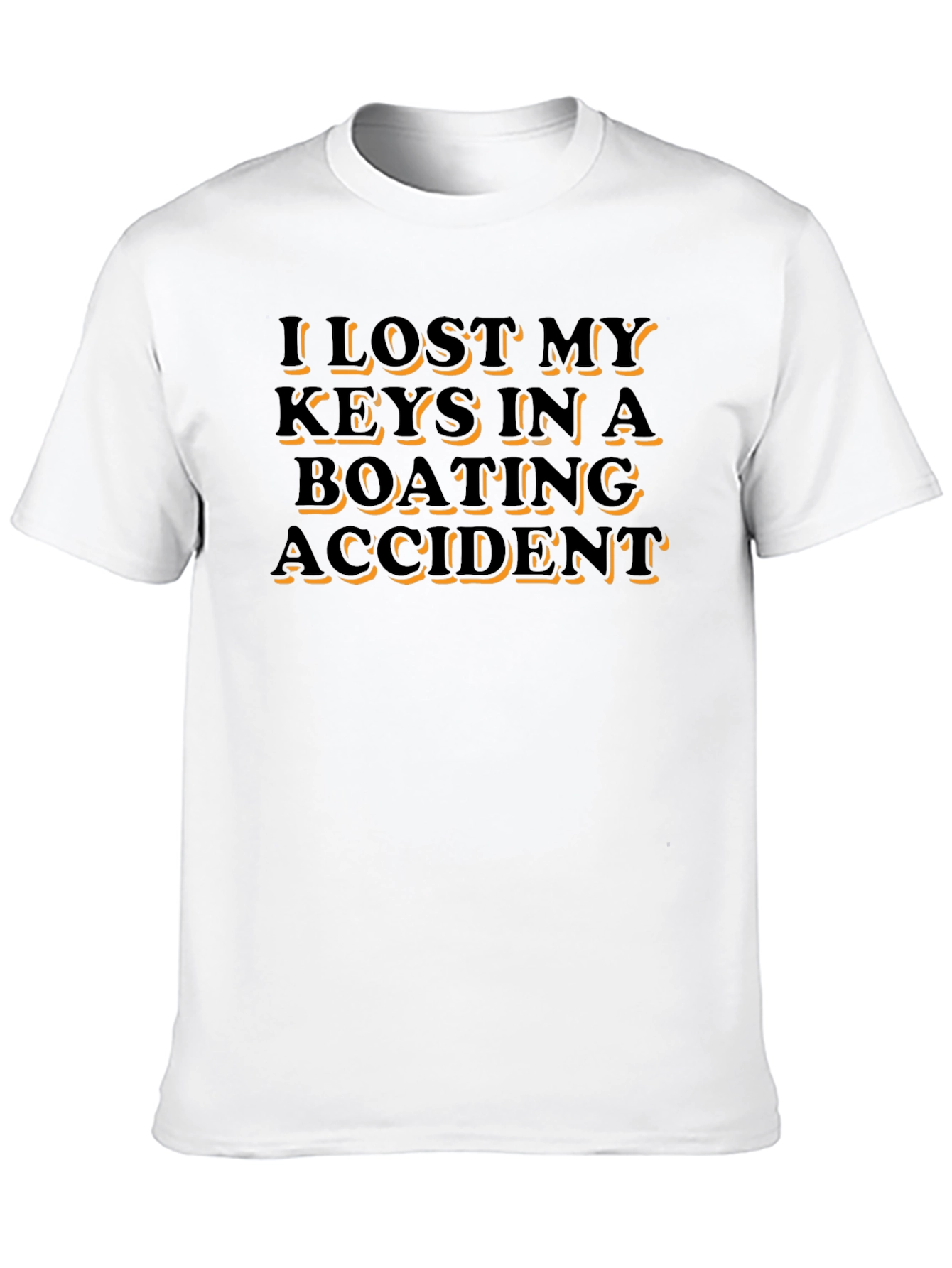 Lost Keys Boating Accident Graphic T-Shirt