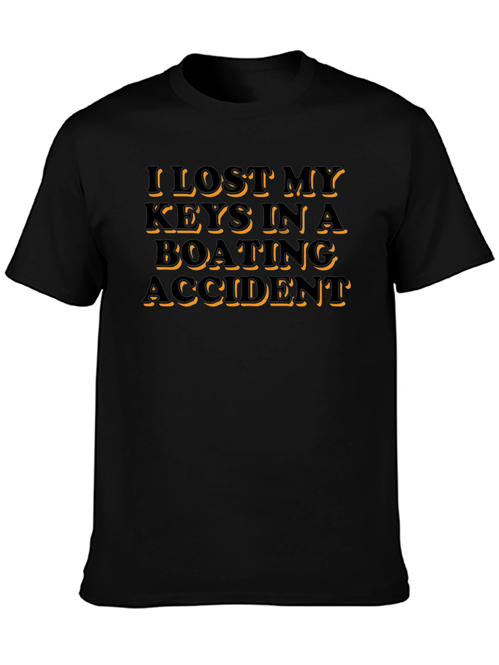 Lost Keys Boating Accident Graphic T-Shirt